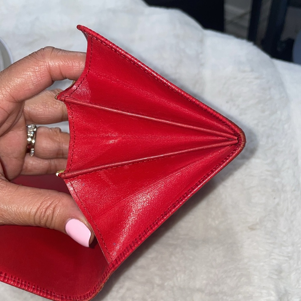 Louis Vuitton Red Epi Long Wallet Pouch - Picture 10 of 16